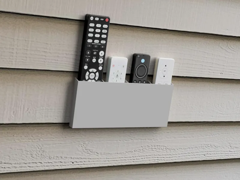 Remote holder - customizable for lap siding
