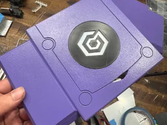 WiiCube Logo Jewel Cutout / Stencil