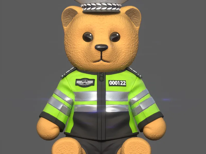 交警小熊