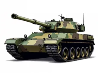 army Camouflage tank