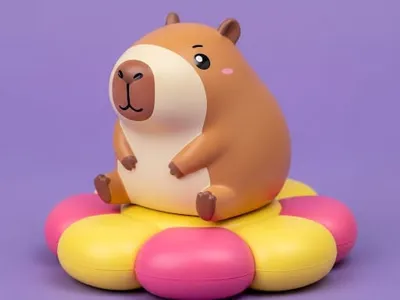 Cute Capybara - Adorable Desk Buddy