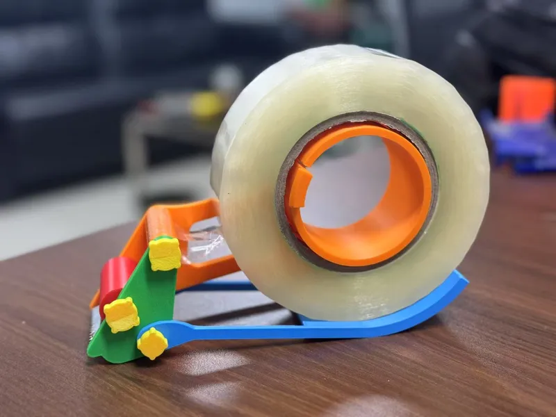 45mm透明胶封口胶带支架——创意3D打印解决方案