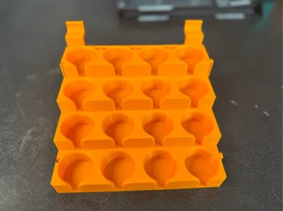 Slat Wall Paint Holder for Citadel Paints