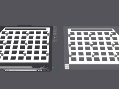 Refrigerator grid for the vegetable compartment