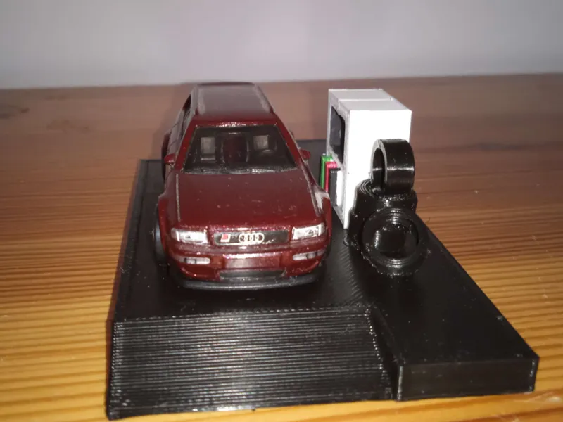 1/64 scale Diorama Gas station