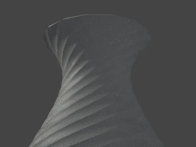 Vase grau