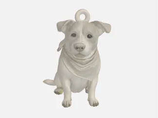 llavero perro pañoleta