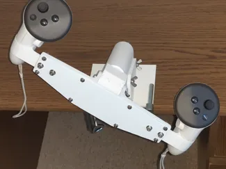 Meta Quest 2 & 3 Steering Wheel for Racing