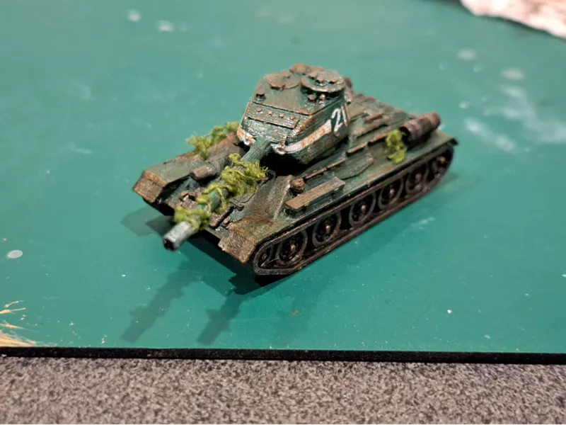 T34-85 Tank - Easy Print