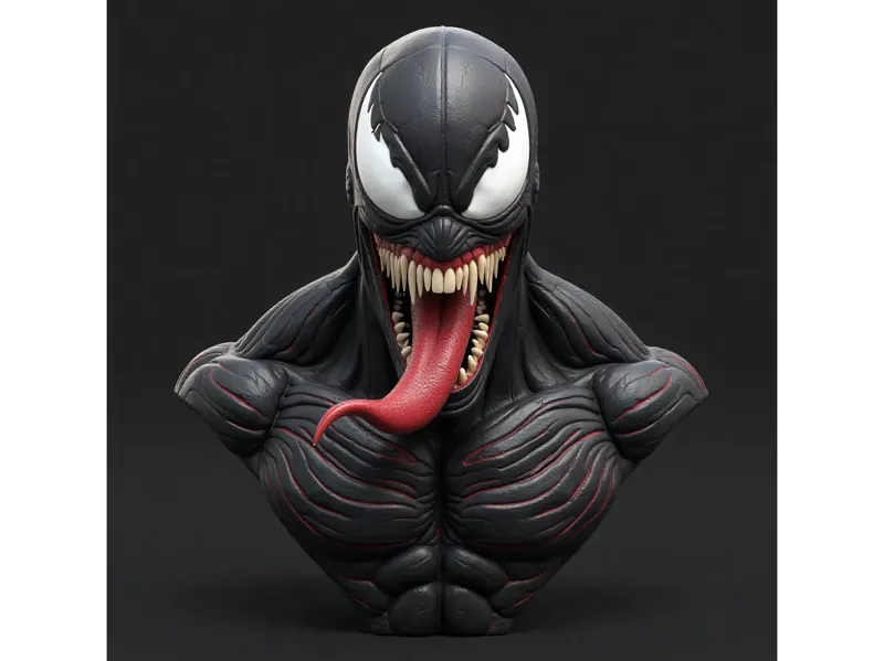 Realistic bust Venom (AI)