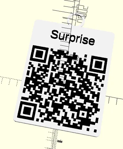 QR badge generator