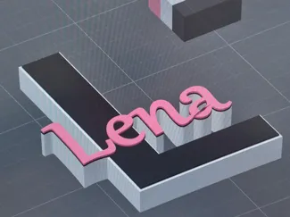 Lena_Türschild
