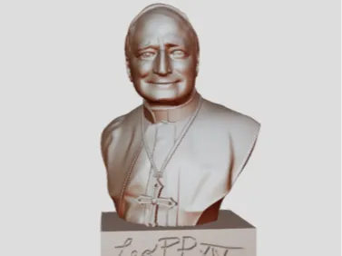 Busto Papa Leone XIV - Bust of Pope Leo XIV