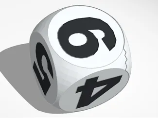 board game dice cube
