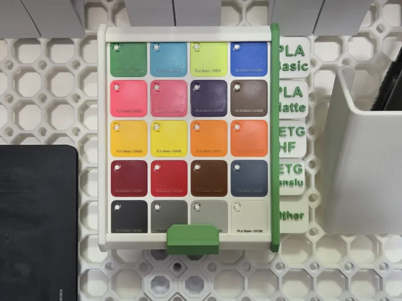 Multiboard mount for swatch holder