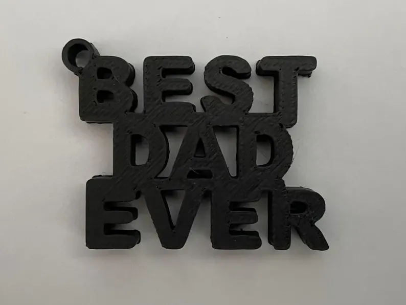 "BEST DAD EVER" Key Chain for Father's Day