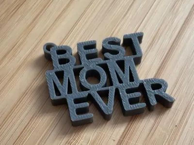 "BEST MOM EVER" Key chain
