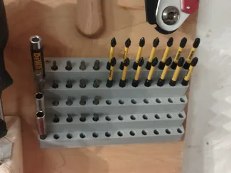 hex bit holder wall mount