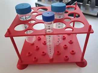 Tube rack for 15 ml and 50 ml Falcon tubes