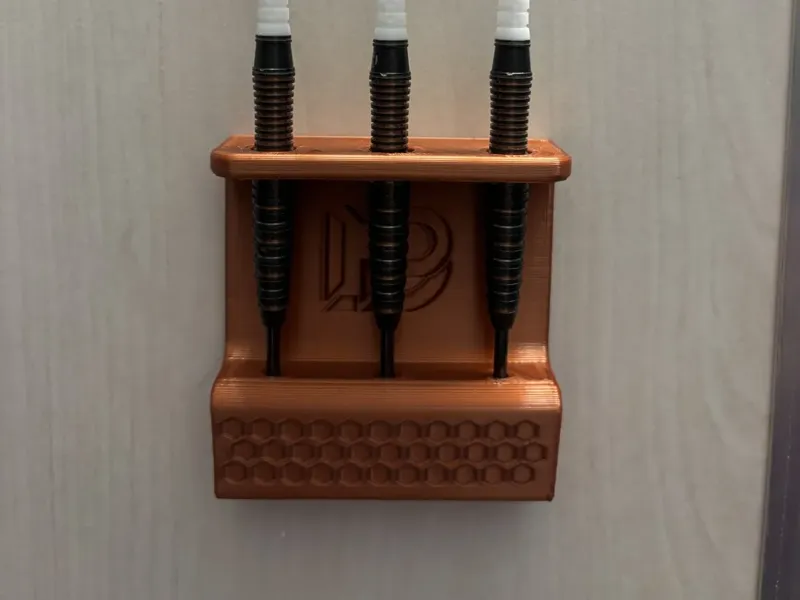 Dart holder with screw holes