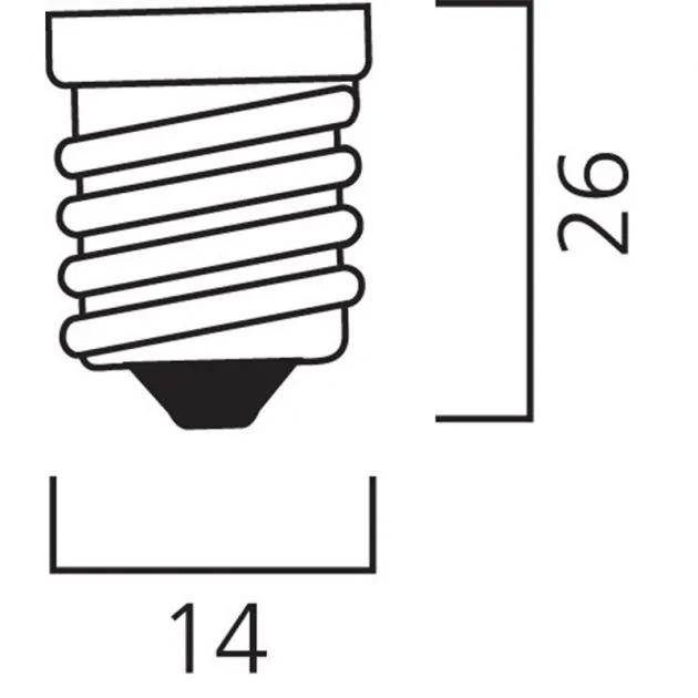 LED bulb E14 5W UVA