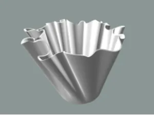 Wavy pot