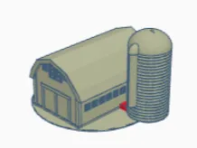 Barn and silo
