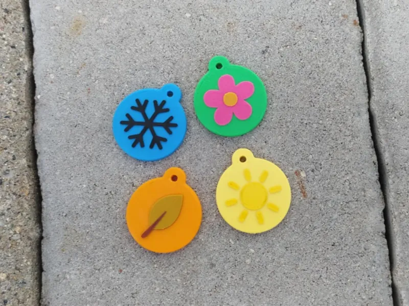 Season symbols keychain - NO AMS