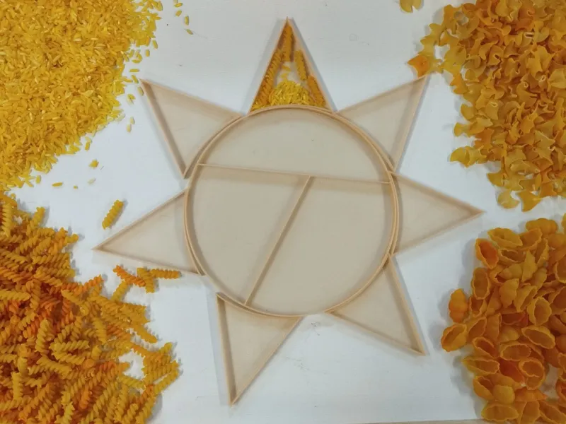 Sun - sensory play