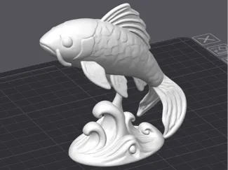 Escultura de peixe