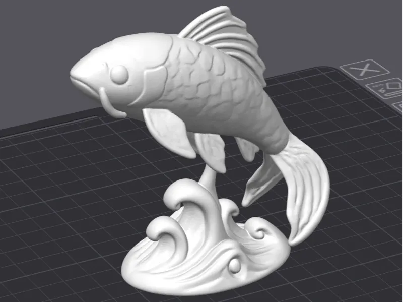 Escultura de peixe
