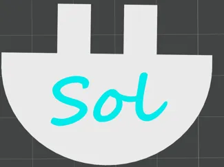 Owala Name plate Sol