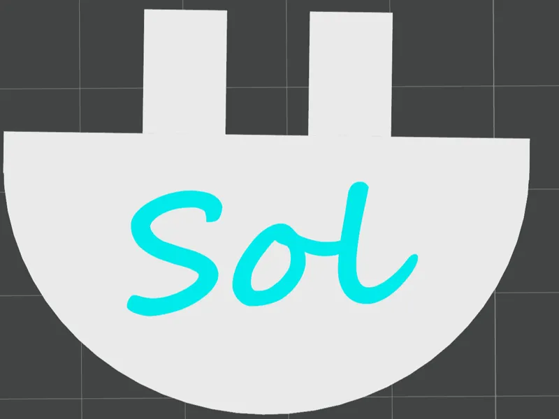 Owala Name plate Sol