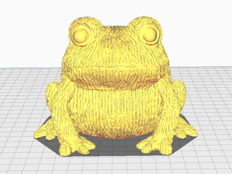 Cute Knitted Frog