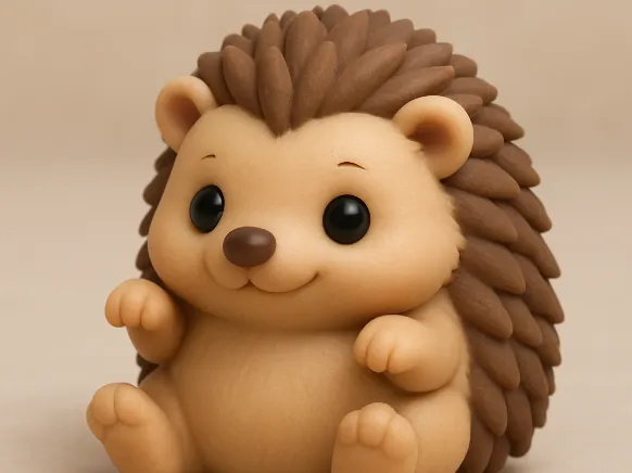 Cute Cuddly Hedgehog