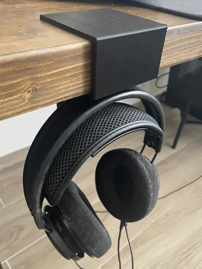 Headphone desk hanger