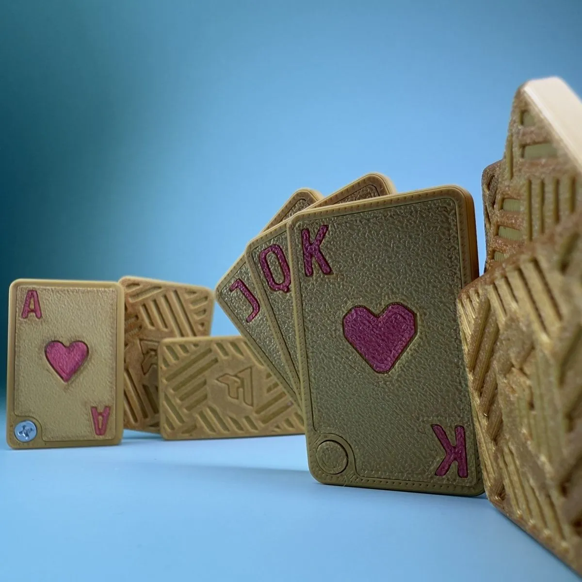 God of Gamblers.Mechanical Ding-Ding Side Push Card.EDC.fidget toy by ...
