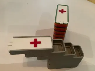 可堆叠收纳盒-药粒