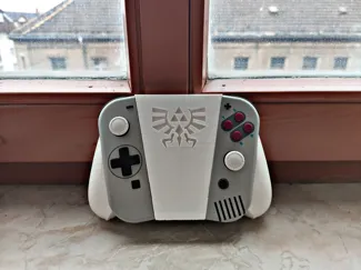 Nintendo Switch Ergonomic JoyCon Grip Zelda Crest
