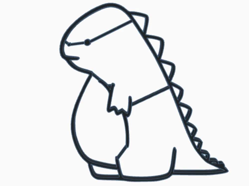 Dinosaur Remixed By Drewmakes MakerWorld Download Free 3D Models Dinosaur Remixed By Drewmakes MakerWorld Download Free 3D Models