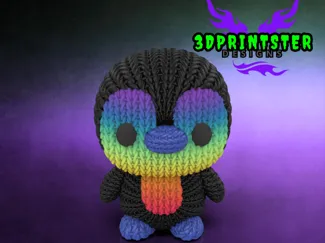 Knitted Penguin Buddy