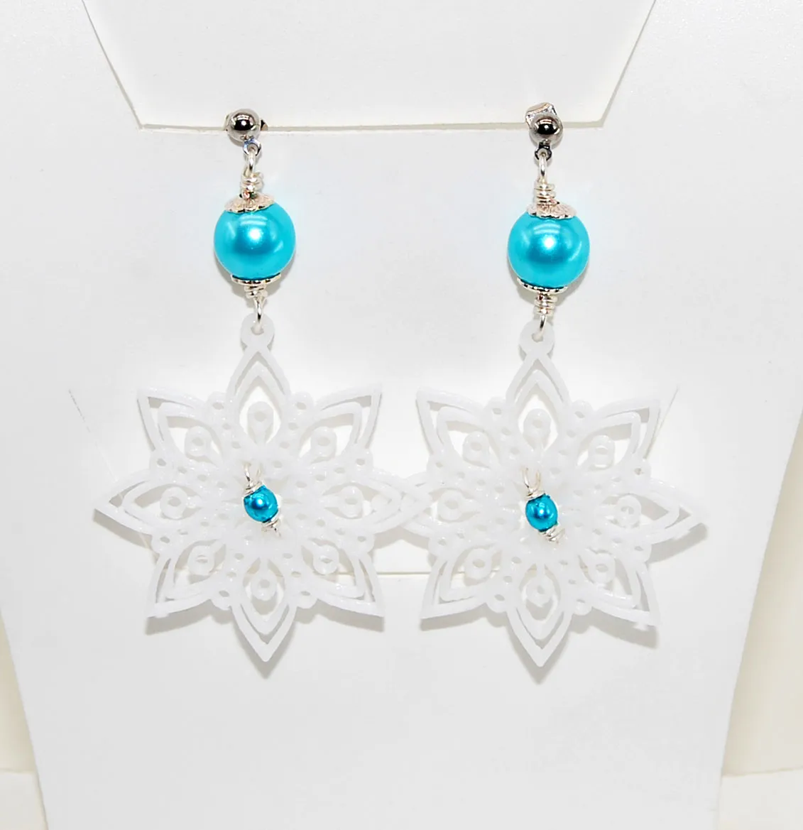 Christmas earrings view 2