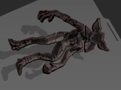 Demogorgon Stranger Things Flex Toy