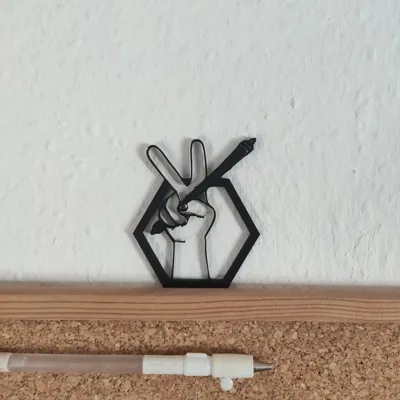 Penspinning 2D Wall Art