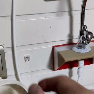 净水器二分水管固定卡扣