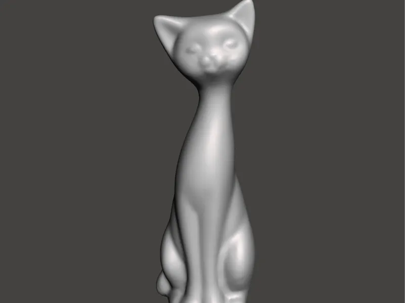 Cat statue decor