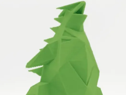 Low Poly Tyranitar Pokemon