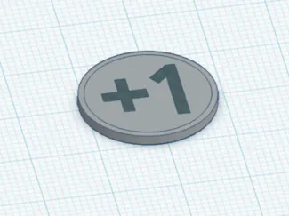 Token plus 1 / +1
