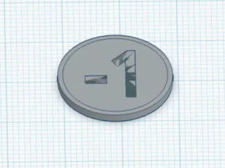 Token -1 / minus 1
