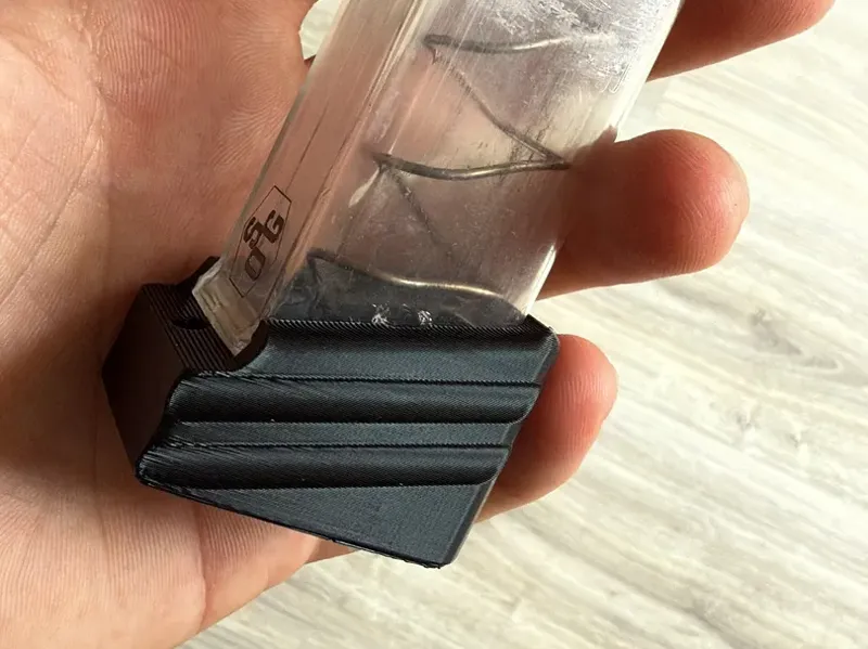 Custom magazine extension for glock magazine
